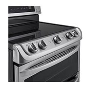LG Cuisinière électrique à four double de 7,3 pi 3 dotée du système ProBake Convection<sup>MC</sup>, de la technologie EasyClean<sup>MD</sup> Express et du système de gril infrarouge, LDE5415ST