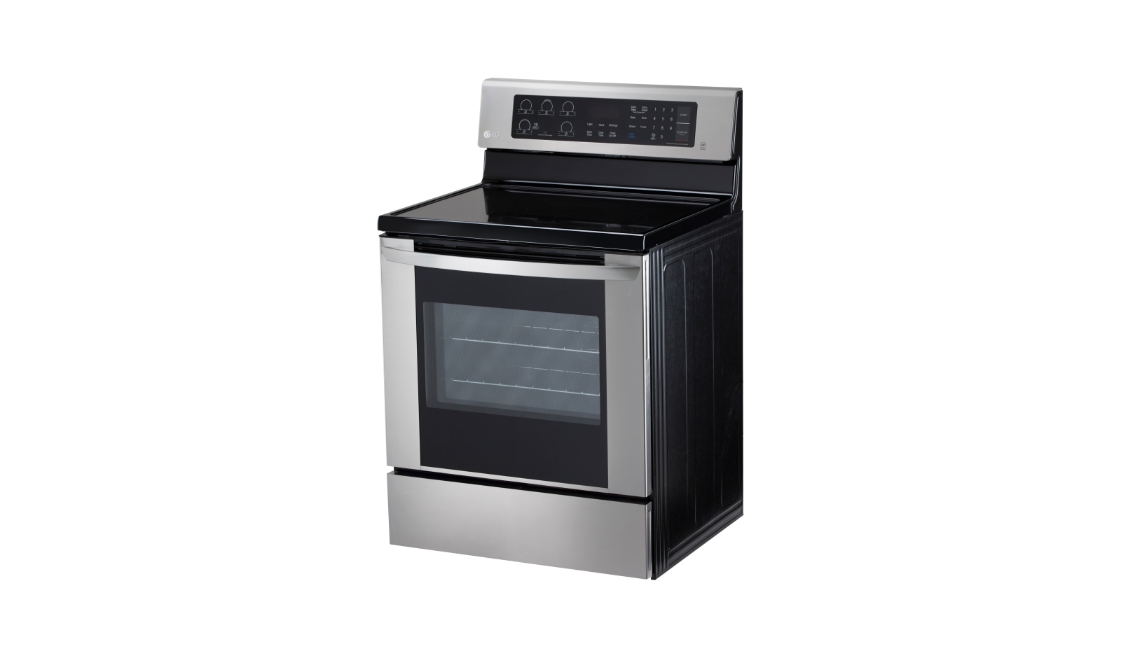 LG Cuisinière électrique de 6,3 pi3 dotée du système de convection véritable et de la fonction EasyClean<sup>MD</sup>, LRE3061ST