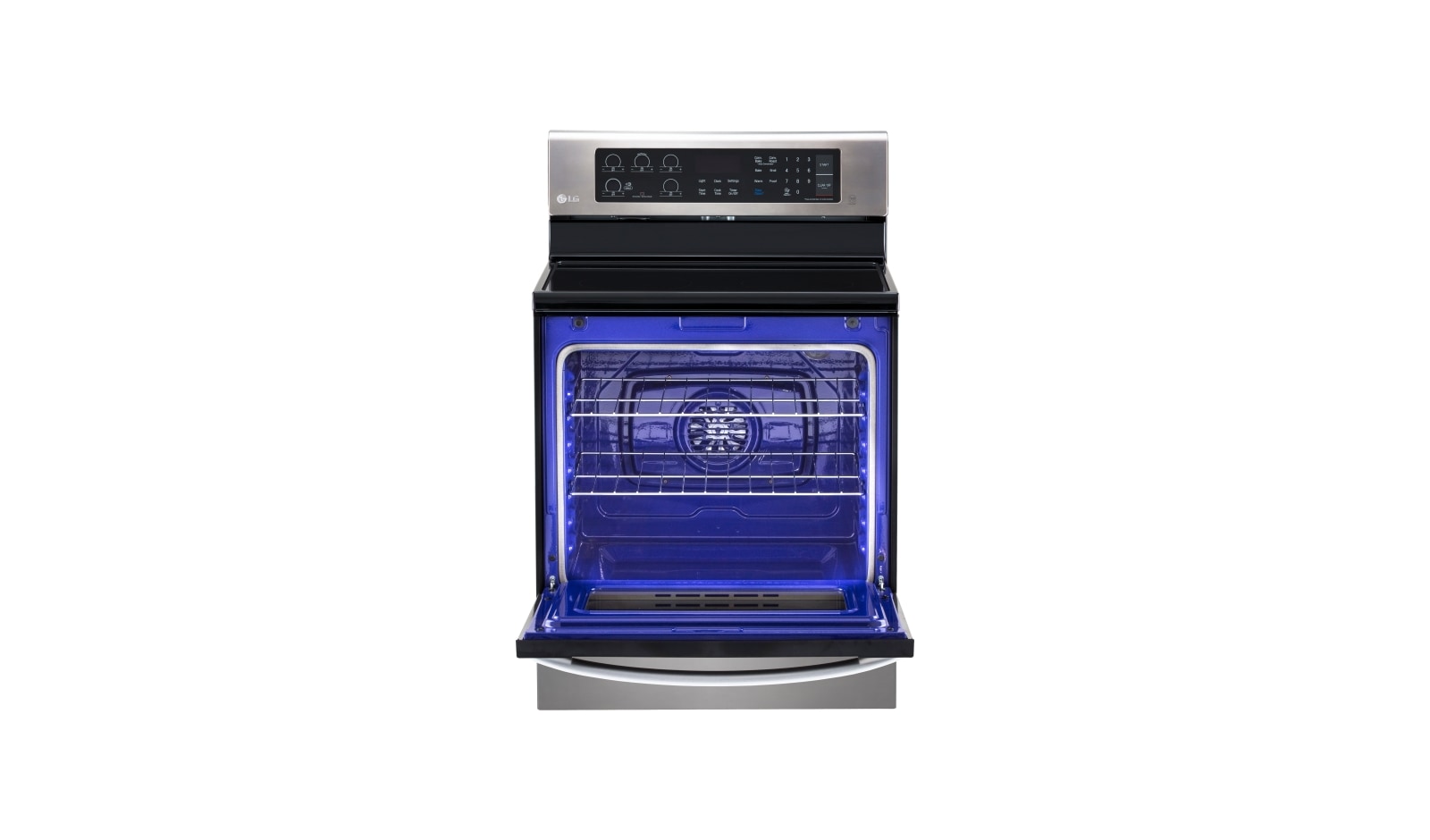 LG Cuisinière électrique de 6,3 pi3 dotée du système de convection véritable et de la fonction EasyClean<sup>MD</sup>, LRE3061ST