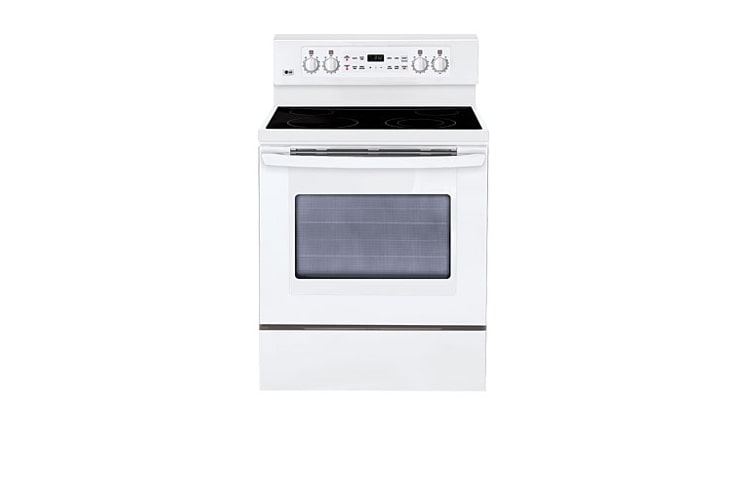 Vue avant de 5.6 pi3 | Cuisinière électrique amovible LRE3091SW