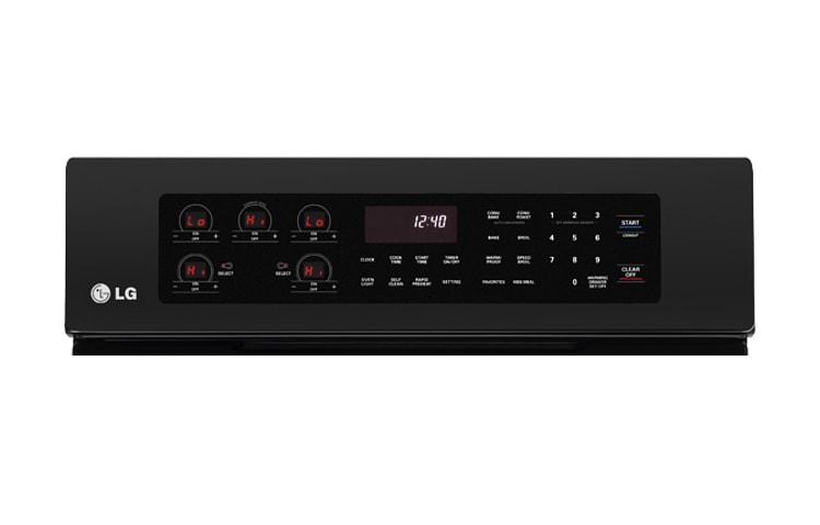LG Cuisinière électrique de 6,3 pi3 avec Infrared Grill et convection véritable, LRE6325SB