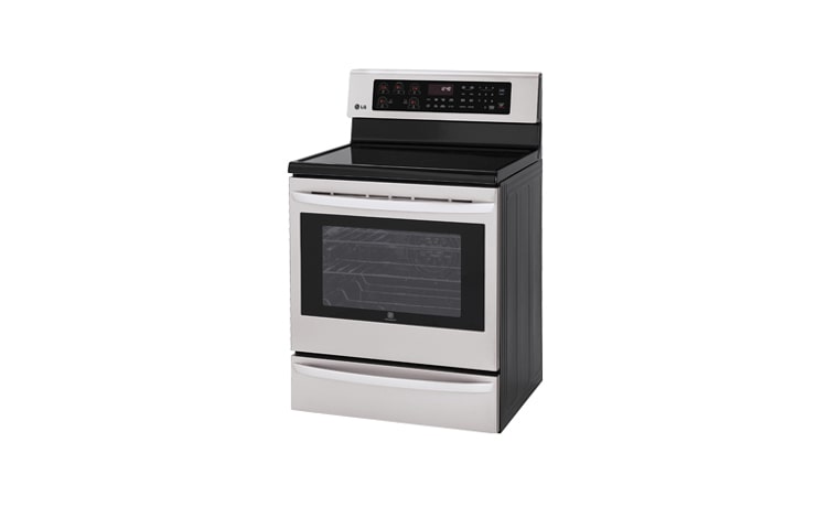 LG Cuisinière électrique de 6,3 pi3 avec Infrared Grill et convection véritable, LRE6325SB