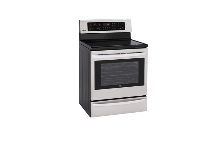LG Cuisinière électrique de 6,3 pi3 avec Infrared Grill et convection véritable, LRE6325SB