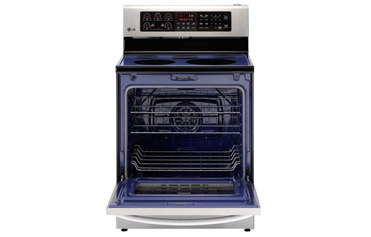 LG Cuisinière électrique de 6,3 pi 3 avec Infrared Grill et convection véritable, LRE6327ST