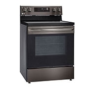 LG Cuisinière électrique intelligente de 6,3 pi3 avec Wi-Fi, convection par ventilateur, technologie AirFry et fonctionnalité EasyClean<sup>MD</sup>, LREL6323D