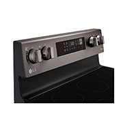 LG Cuisinière électrique intelligente de 6,3 pi3 avec Wi-Fi, convection par ventilateur, technologie AirFry et fonctionnalité EasyClean<sup>MD</sup>, LREL6323D