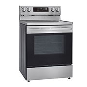 LG Cuisinière électrique intelligente de 6,3 pi3 avec Wi-Fi, convection par ventilateur, technologie AirFry et fonctionnalité EasyClean<sup>MD</sup>, LREL6323S