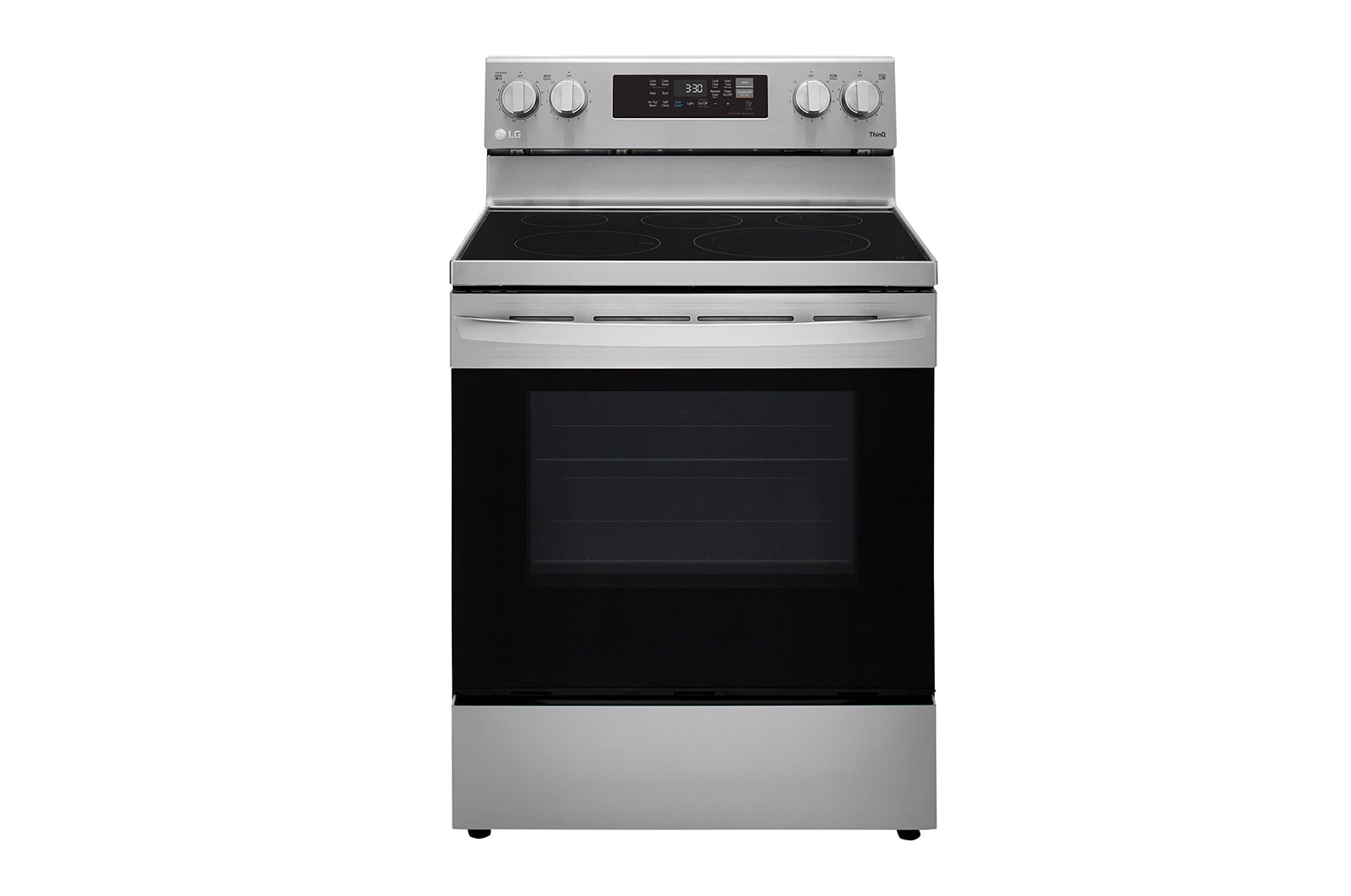 LG Cuisinière électrique intelligente de 6,3 pi3 avec Wi-Fi, convection par ventilateur, technologie AirFry et fonctionnalité EasyClean<sup>MD</sup>, LREL6323S