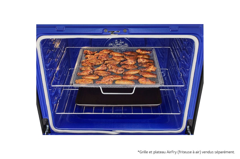 LG Cuisinière électrique InstaView ThinQ<sup>MD</sup> de 6,3 pi³ dotée de la technologie  , LREL6325D