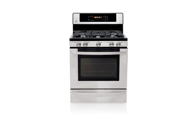 Vue avant de Cuisinière à gaz amovible (5,0 pi³.) LRG30357ST