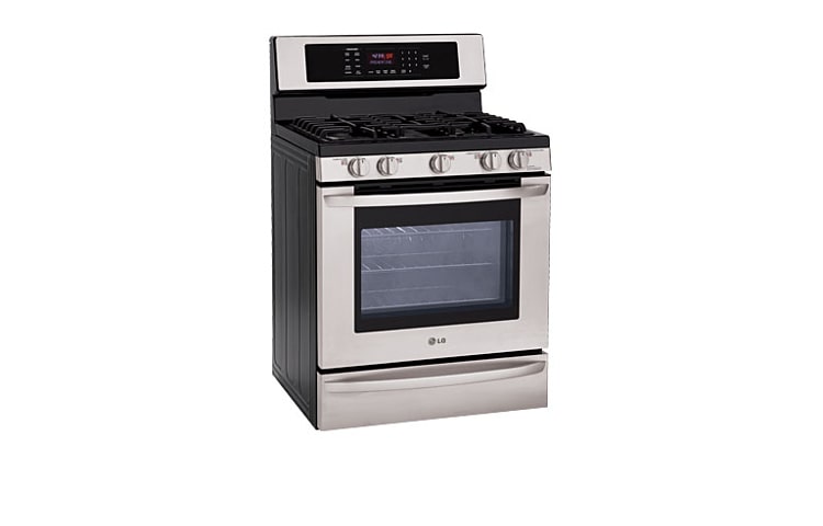 LG Cuisinière à gaz amovible d'extra grande capacité (5,4 pi 3 ), LRG3095ST