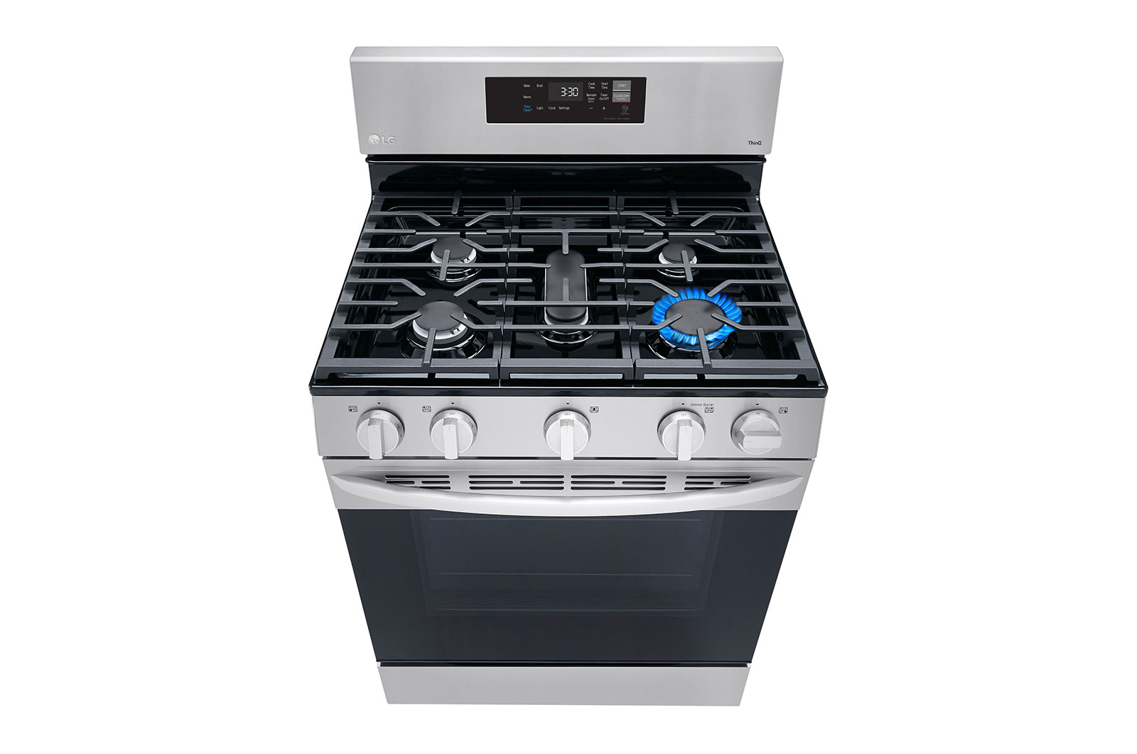 LG Cuisinière au gaz intelligente de 5,8 pi3 avec Wi-Fi et fonctionnalité EasyClean<sup>MD</sup>, LRGL5821S