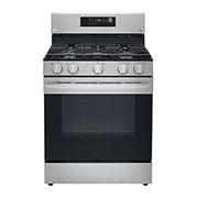 LG Cuisinière au gaz intelligente de 5,8 pi3 avec Wi-Fi, convection par ventilateur, technologie AirFry et fonctionnalité EasyClean<sup>MD</sup>, LRGL5823S