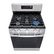 LG Cuisinière au gaz intelligente de 5,8 pi3 avec Wi-Fi, convection par ventilateur, technologie AirFry et fonctionnalité EasyClean<sup>MD</sup>, LRGL5823S