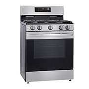 LG Cuisinière au gaz intelligente de 5,8 pi3 avec Wi-Fi, convection par ventilateur, technologie AirFry et fonctionnalité EasyClean<sup>MD</sup>, LRGL5823S