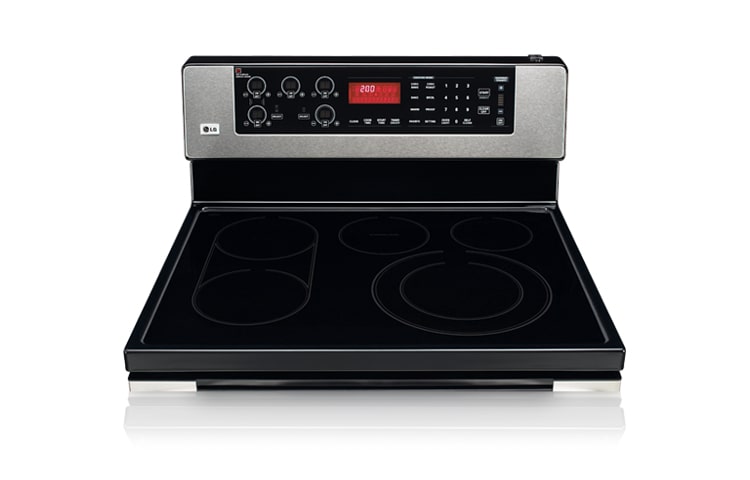LG Cuisinière électrique amovible avec système à double convection européen (5,6 pi³), LSC5674WS