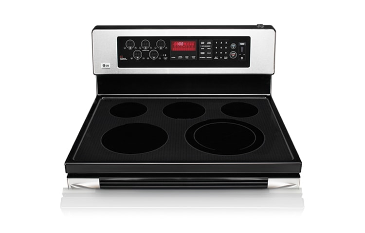 LG 5.6 pi3 | Cuisinière électrique amovible avec système de convection européen, LSC5683WS