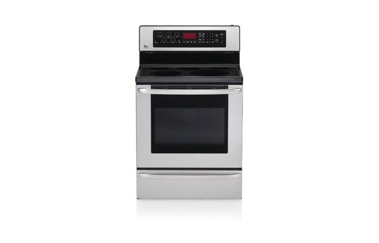 LG 5.6 pi3 | Cuisinière électrique amovible avec système de convection européen, LSC5683WS