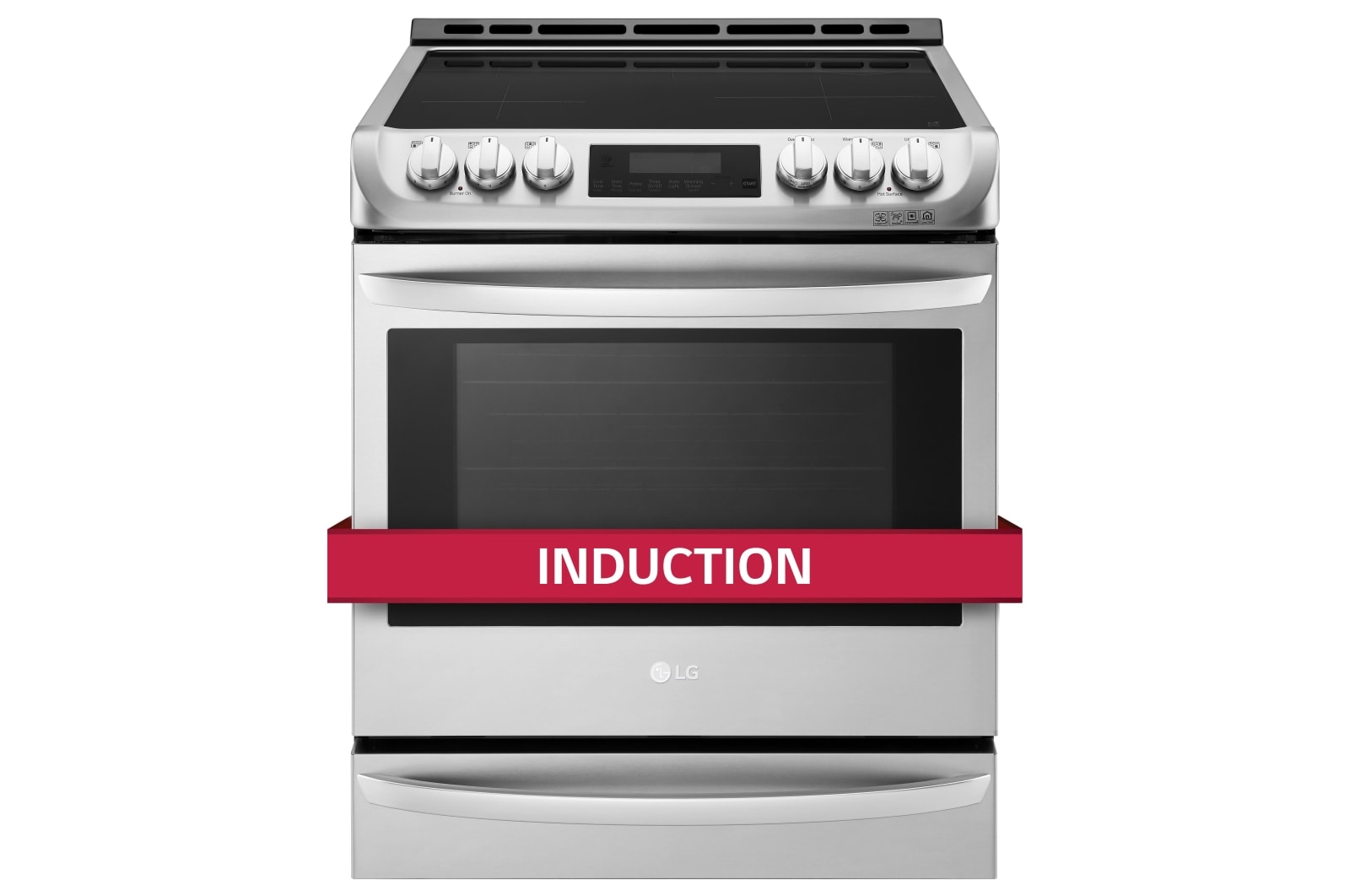 Vue avant de Cuisinière encastrable de 6,3 pi<sup>3</sup>  dotée des technologies ProBake Convection<sup>MC</sup> et EasyClean<sup>MD</sup>  LSE4617ST
