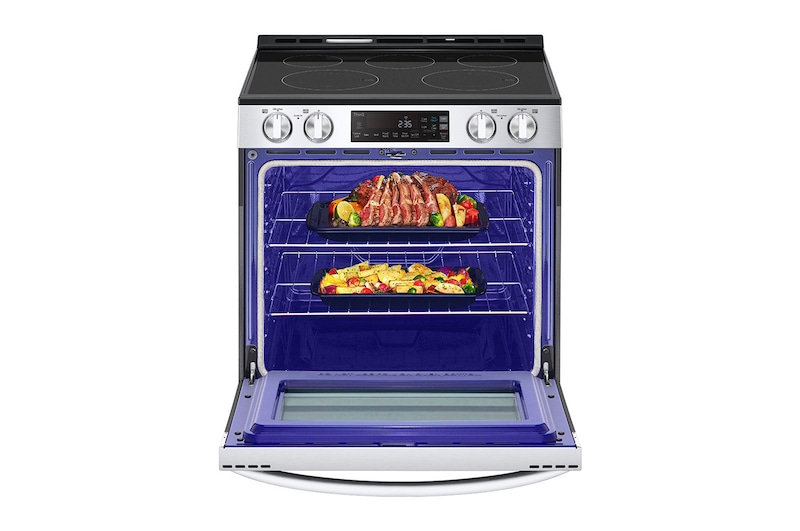 LG Vue avant de Cuisinière encastrable électrique intelligente de 6,3 pi³ avec Wi-Fi, LSEL6331F, LSEL6331F