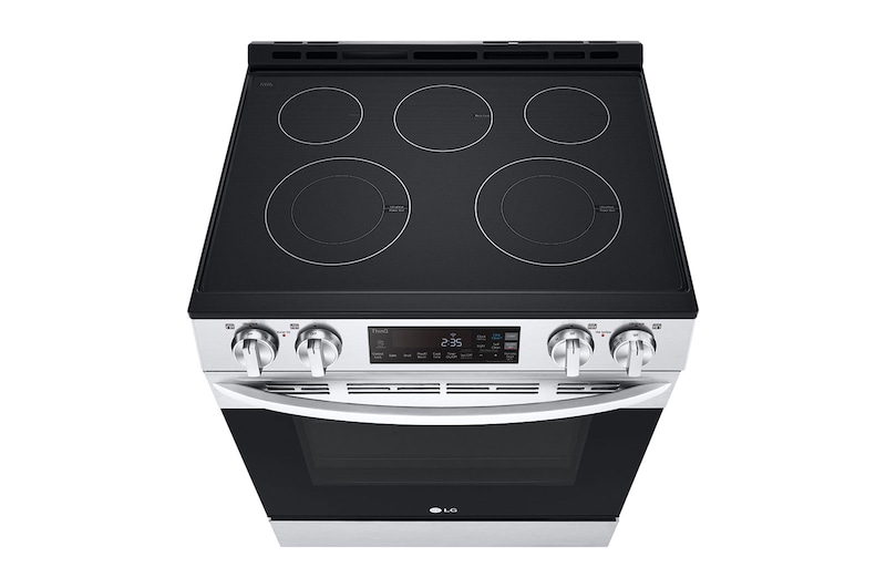 LG Vue avant de Cuisinière encastrable électrique intelligente de 6,3 pi³ avec Wi-Fi, LSEL6331F, LSEL6331F