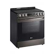 LG Cuisinière encastrable électrique intelligente de 6,3 pi³ en acier inoxydable noir équipé du Wi-Fi, d’une convection par ventilateur et de la technologie Air Fry et EasyClean<sup>MD</sup>., LSEL6333D