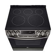 LG Cuisinière encastrable électrique intelligente de 6,3 pi³ en acier inoxydable noir équipé du Wi-Fi, d’une convection par ventilateur et de la technologie Air Fry et EasyClean<sup>MD</sup>., LSEL6333D