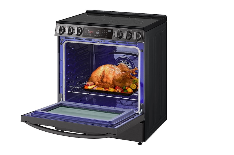 LG Cuisinière électrique intelligente encastrable de 6,3 pi³ avec Wi-Fi, technologie ProBake Convection<sup>MD</sup>, InstaView<sup>MC</sup> et AirFry , LSEL6335D