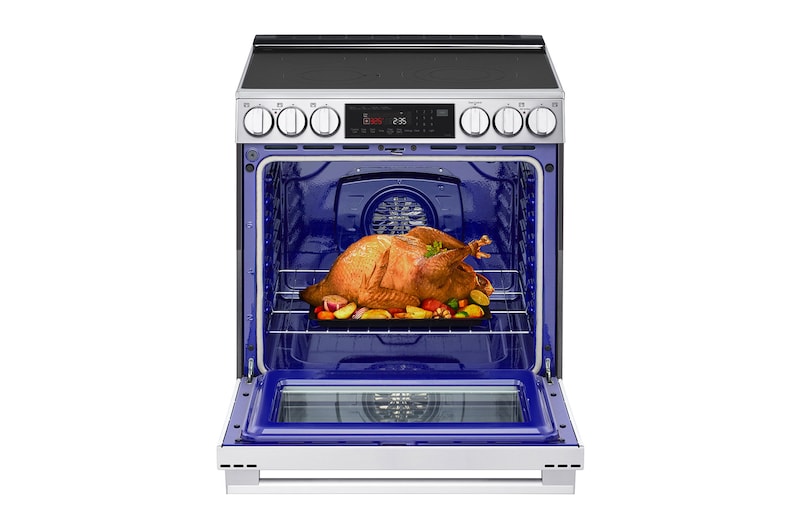 Front open with food