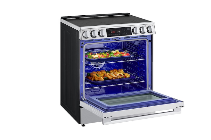 Left opened with food