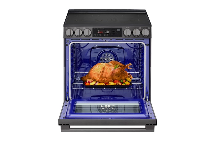 Front open view with food