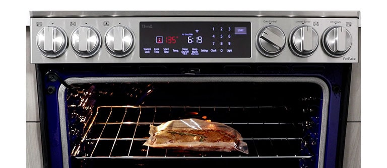 Résultats de qualité restaurant grâce à la technologie Air Sous Vide de LG