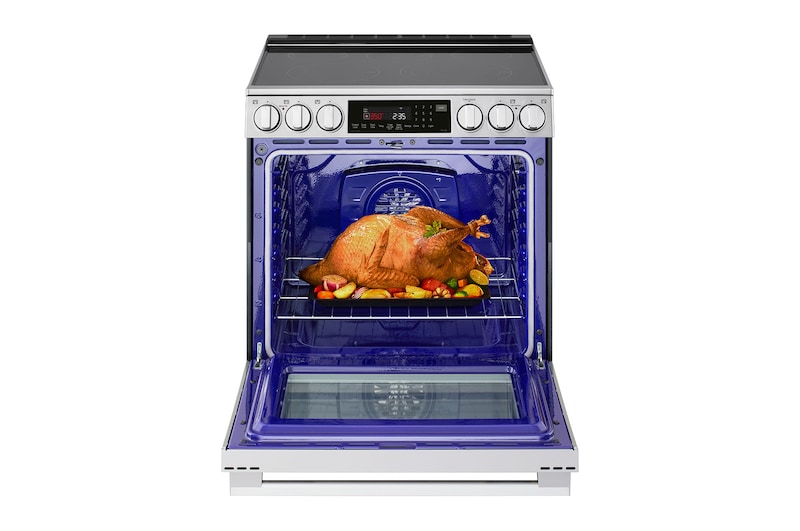 Front open view with food