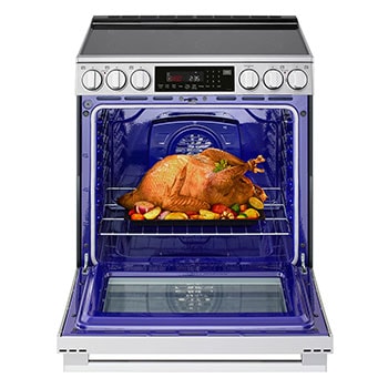 Front open view with food