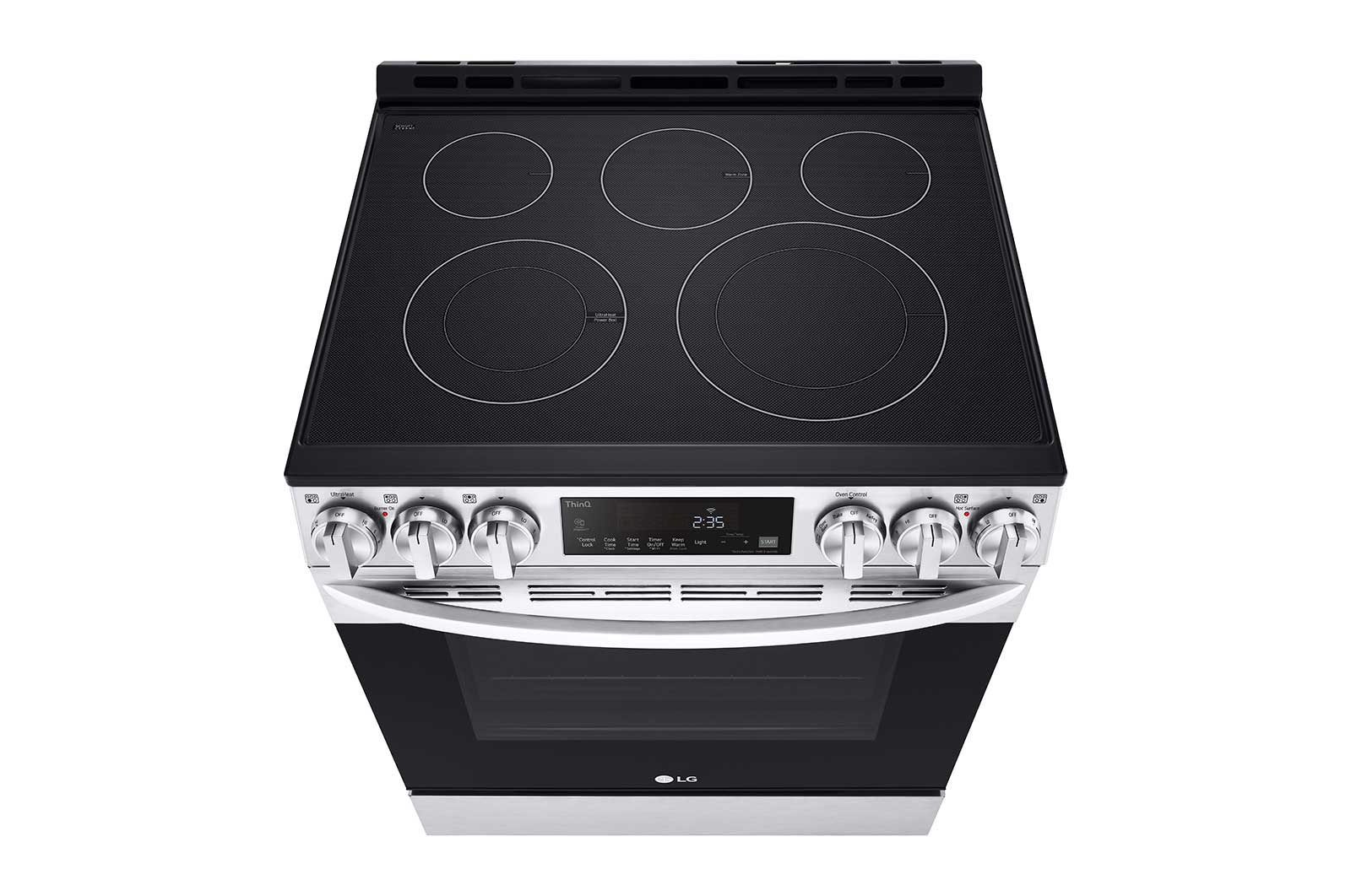 LG Cuisinière encastrable électrique intelligente de 6,3 pi³ avec Wi-Fi, convection par ventilateur et fonctionnalité EasyClean<sup>MD</sup>, LSEL633CF