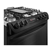 LG Cuisinière intelligente au gaz encastrable à four simple de 6,3 pi³ avec Wi-Fi et ProBakeConvection<sup>MC</sup>, LSG4515BM