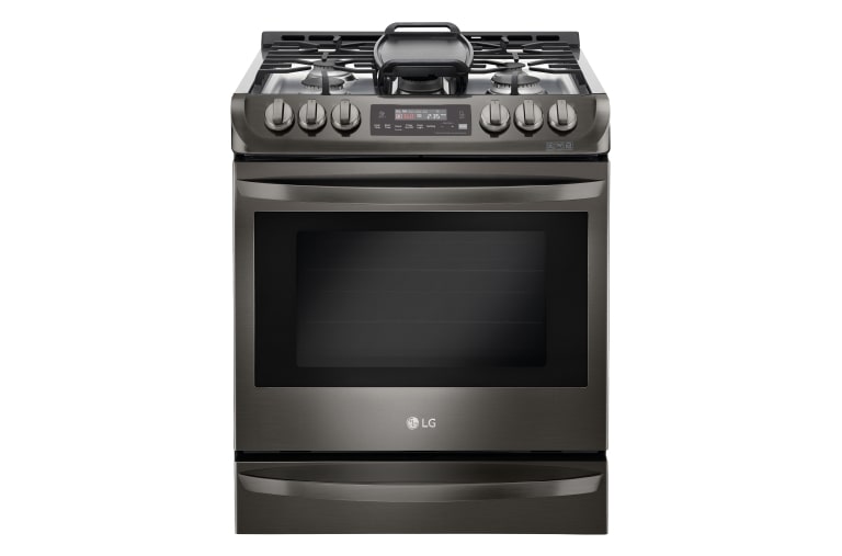 Vue avant de Cuisinière au gaz encastrable de 6,3 pi<sup>3</sup> avec système ProBakeConvection<sup>MC</sup> LSG5513BD