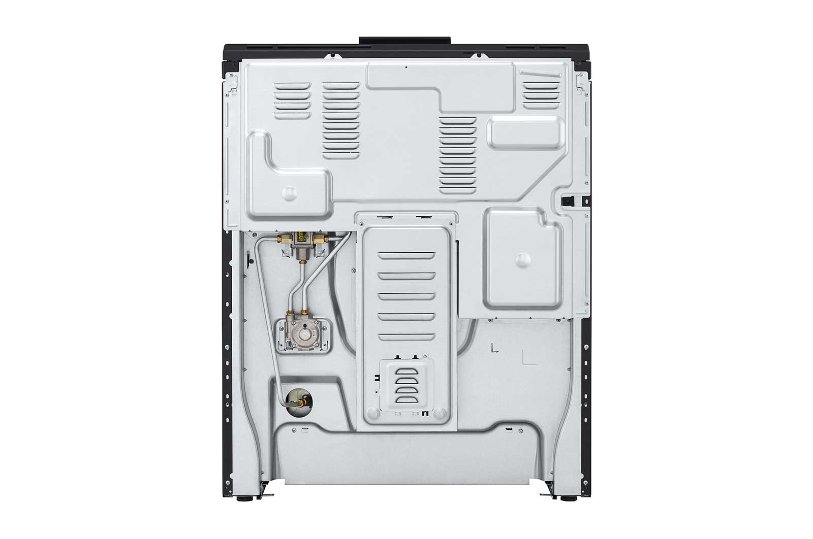 LG Cuisinière au gaz intelligente encastrable de 5,8 pi³ avec Wi-Fi, convection par ventilateur, technologie AirFry et fonctionnalité EasyClean<sup>MD</sup>, LSGL5833F