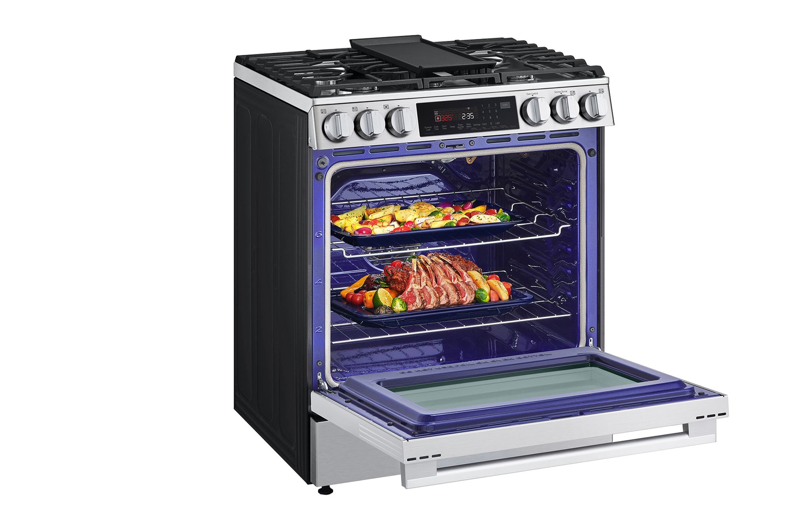 Left Side Open View With Food 