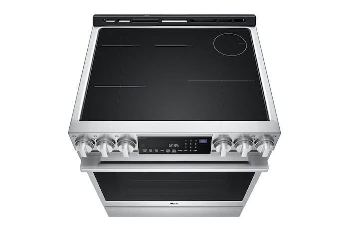 LG Cuisinière à induction encastrable de 6,3 pi³ avec technologie InstaView<sup>MD</sup>, Air Fry et Air Sous Vide de LG STUDIO, LSIS6338F