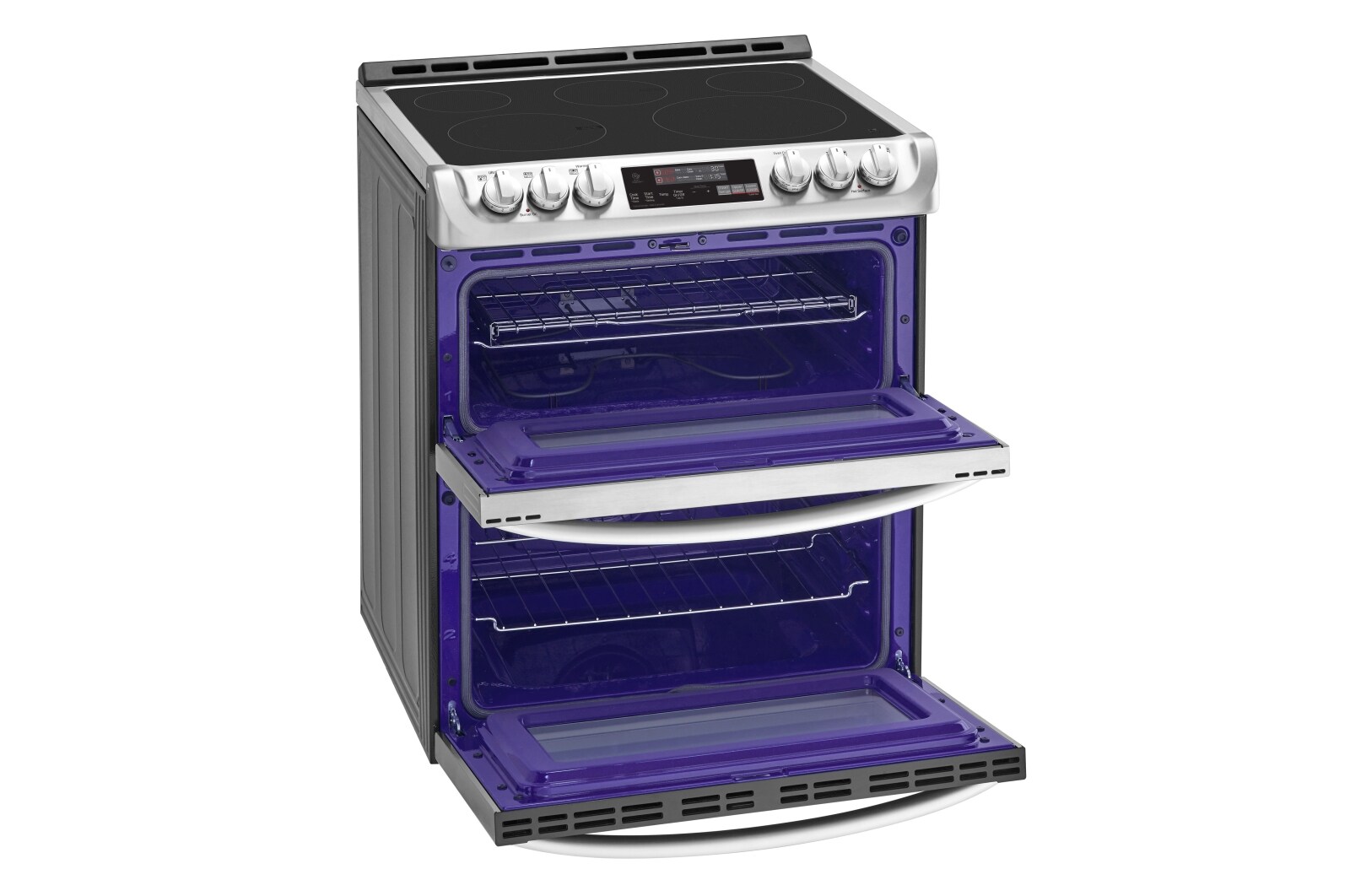 LG Cuisinière électrique encastrable à four double de 7,3 pi³ avec Wi-Fi activé, dotée des technologies ProBake Convection<sup>MD</sup> et EasyClean<sup>MD</sup>, LTE4815ST