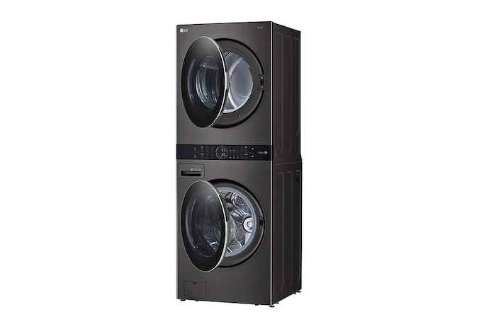 LG Laveuse de 5,2 pi³ et sécheuse électrique de 7,4 pi³ WashTower<sup>MC</sup> à chargement frontal de LG avec Centre Control<sup>MC</sup> à unité simple, WKEX200HBA