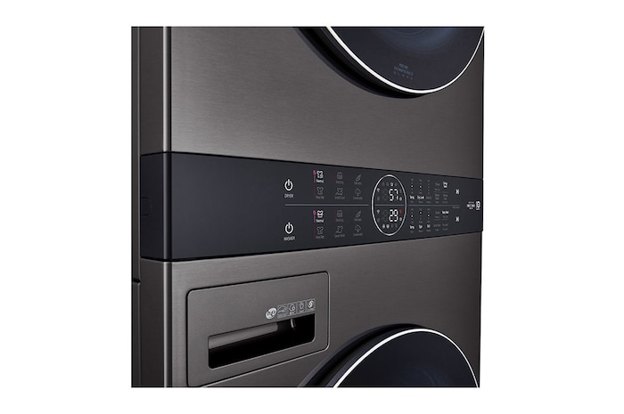 LG Laveuse de 5,2 pi³ et sécheuse électrique de 7,4 pi³ WashTower<sup>MC</sup> à chargement frontal de LG avec Centre Control<sup>MC</sup> à unité simple, WKEX200HBA