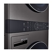 LG Laveuse de 5,2 pi³ et sécheuse électrique de 7,4 pi³ WashTower<sup>MC</sup> à chargement frontal de LG avec Centre Control<sup>MC</sup> à unité simple, WKEX200HBA