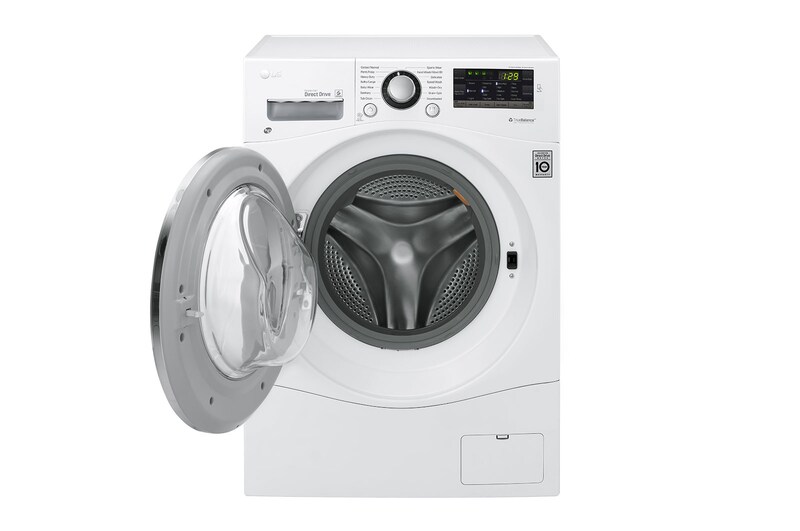 LG Ensemble de laveuse-sécheuse tout-en-un à chargement frontal de 24 po et de 2,6 pi3 avec technologie 6Motion<sup>MC</sup>., WM3488HW