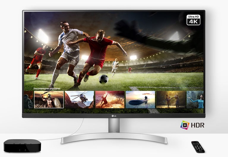 Profitez de contenu 4K et HDR