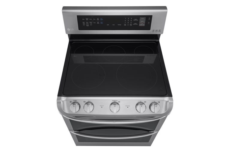 LG Cuisinière électrique à four double de 7,3 pi<sup>3</sup>, ProBake Convection<sup>MC</sup>, EasyClean<sup>MD</sup>, LDE4413ST