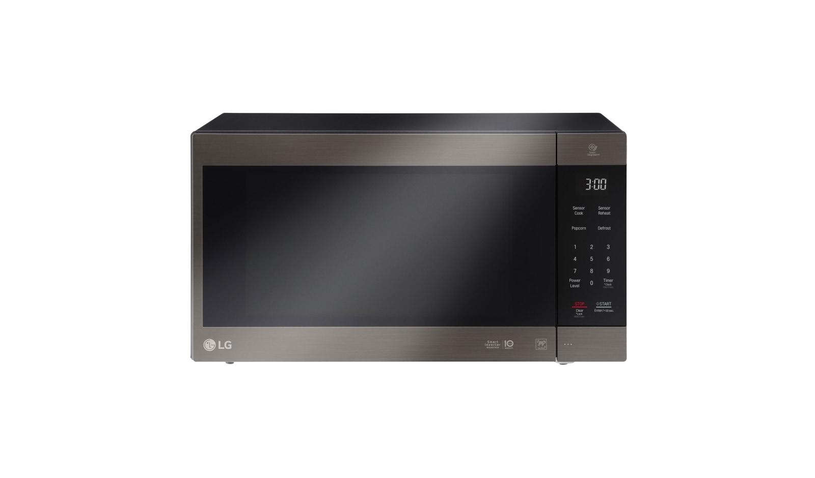 LG Micro-onde de comptoir NeoChef<sup>MC</sup> de LG en acier inoxydable noir de 2,0 pi³ avec technologies Smart Inverter et EasyClean®, LMC2075BD