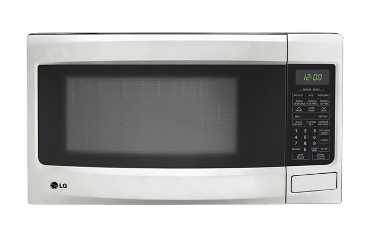 Vue avant de Micro-ondes de comptoir à cavité ronde de 1,5 pi3 LMS1571SS