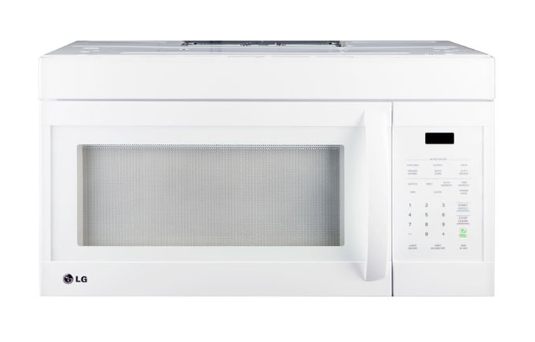 Vue avant de 1,6 pi 3 Au cours de la Four à micro-ondes LMV1600SW